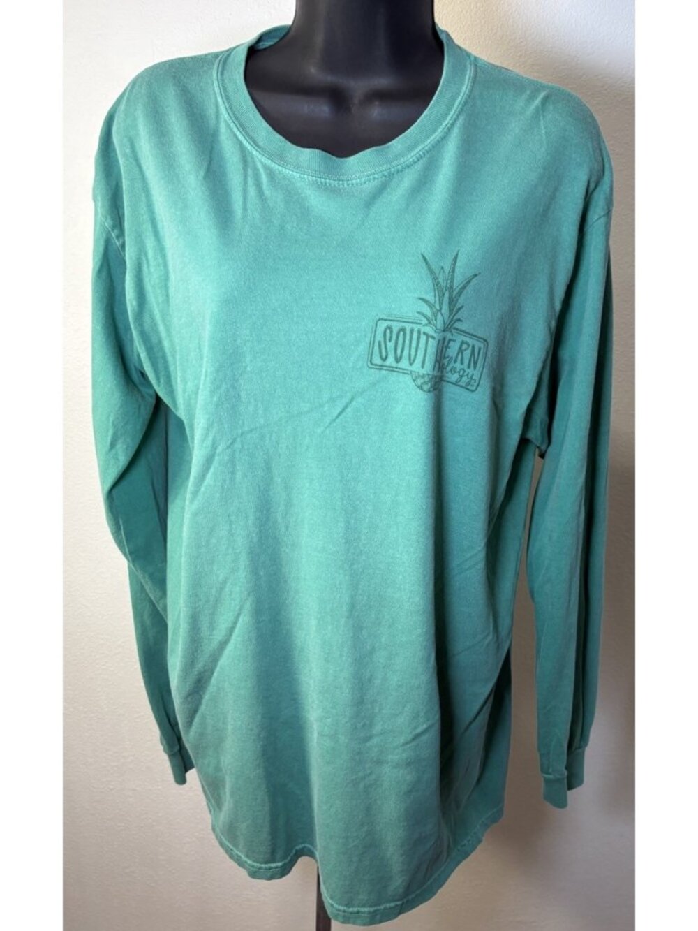 Comfort Colors Womens Size M Southernology Fall Theme Green